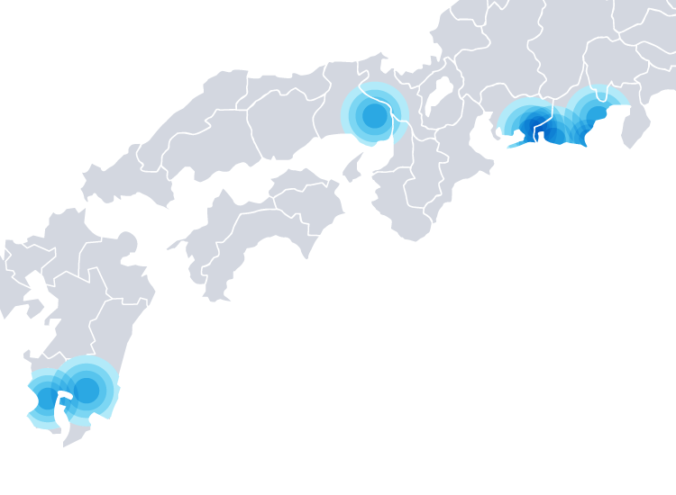 対応エリア図
